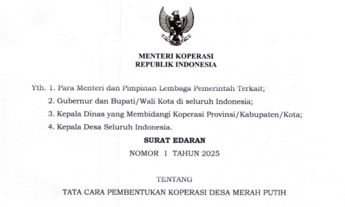 Apa koperasi desa merah putih